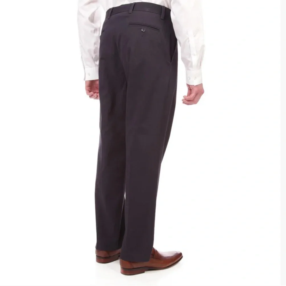 1946 Ballin Flat-Front Non-Iron Stretch Twill Trouser 38x32